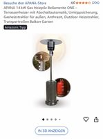 APANA 14 kW Gas Heizpilz Bellamente ONE gebraucht mitZubehör