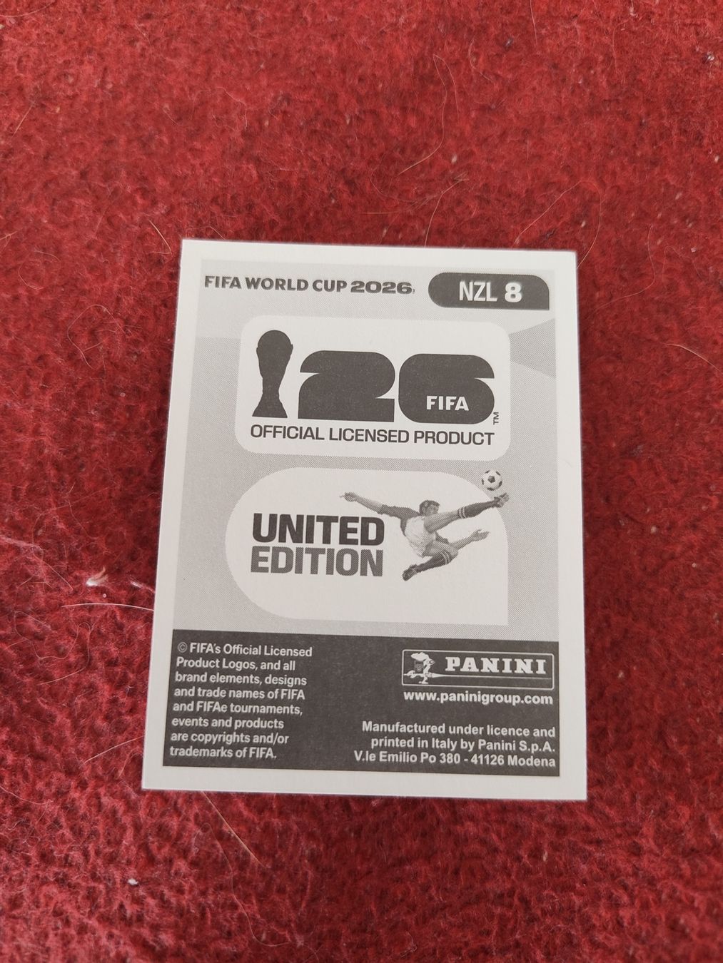 Panini Carte collezionabili: Panini Bild Nzl 8 – Nuovo (secondo la descrizione) da Lieli venduto da Maholo 1