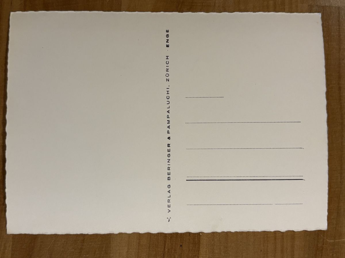 Cartoline postali: AK von Zürich Enge – Usato da Rümlang venduto da Brieftaube1 1