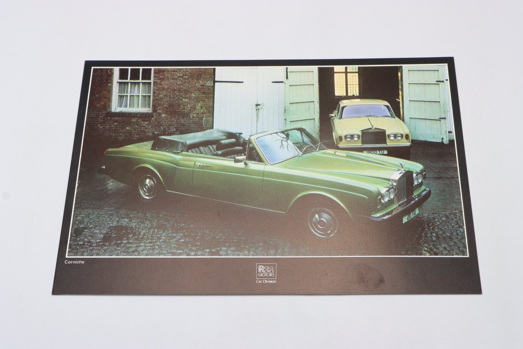 Rolls-Royce Documenti: Rolls Royce Corniche 1978 Prospektblatt – Usato da Bühl b.Aarberg venduto da Collectorpassions 2