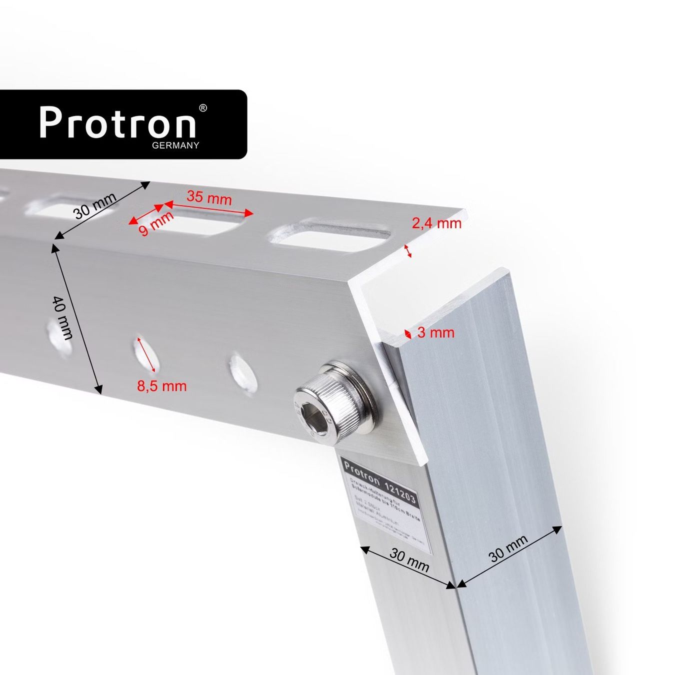 Dispositivi a energia solare: 2x Dreieck Halterung 115cm – Nuovo e nell'imballaggio originale da Bottighofen venduto da zaap 2