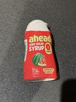 Ahead Zero Sugar Syrup Watermelon, wie neu