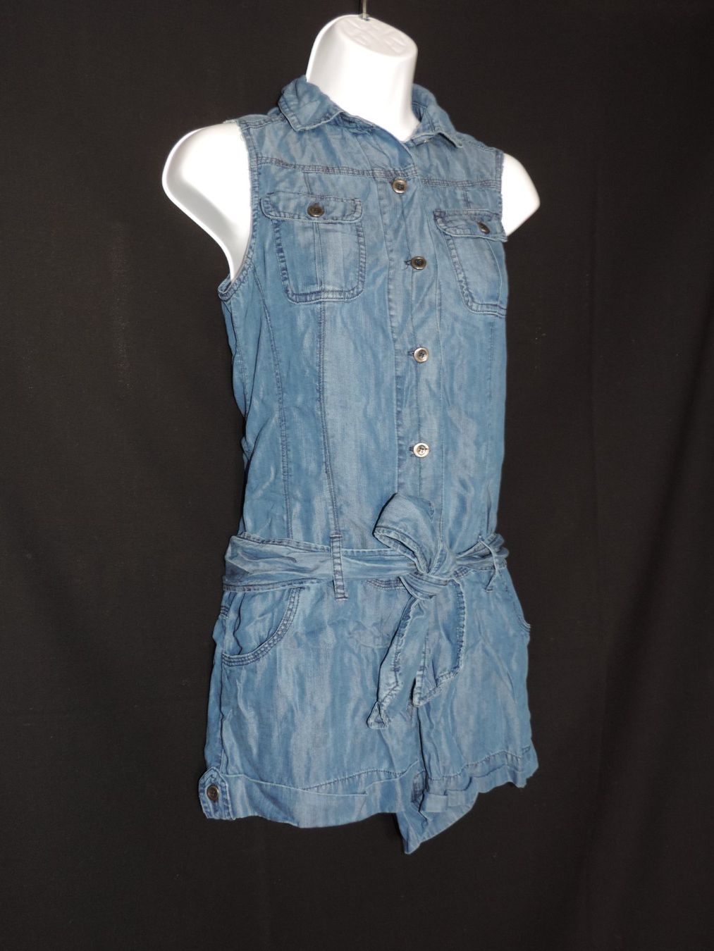 Tute: jumpsuit jeans foncé Camaïeu – Usato da Genève venduto da Axelle333 6