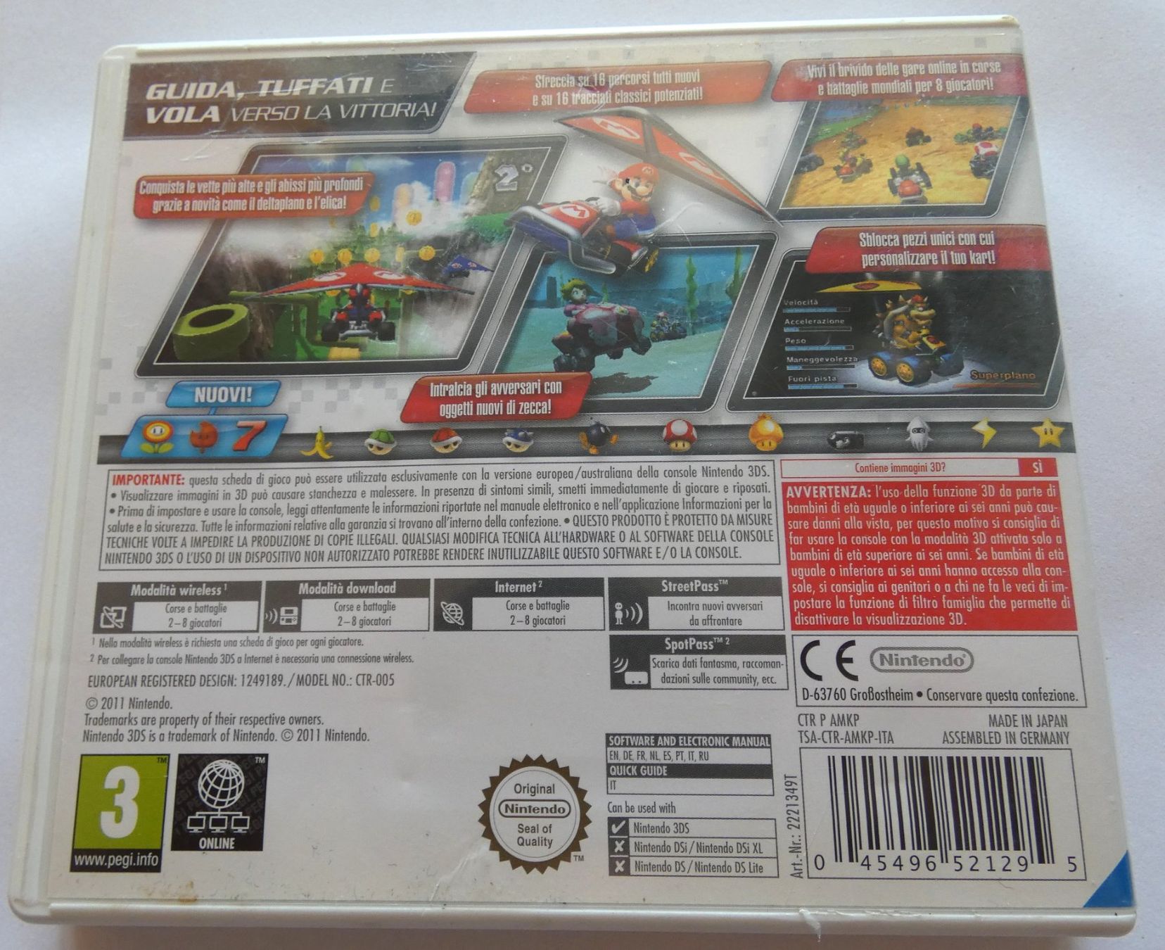 Nintendo Giochi: Nintendo 3DS - MARIO KART 7 – Usato da La Sarraz venduto da classicworldcoins 1