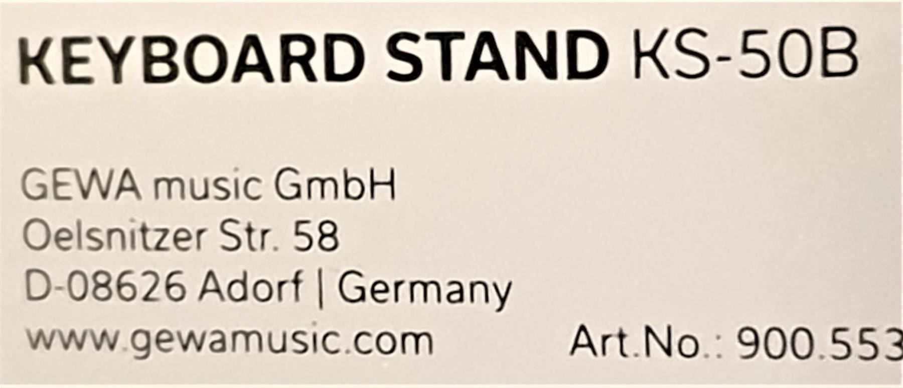 Supporti per strumenti musicali & leggii: Keyboardständer GEWA in schwarz oder grau – Nuovo (secondo la descrizione) da Wöschnau venduto da Musikhaus-Luethy5012 9