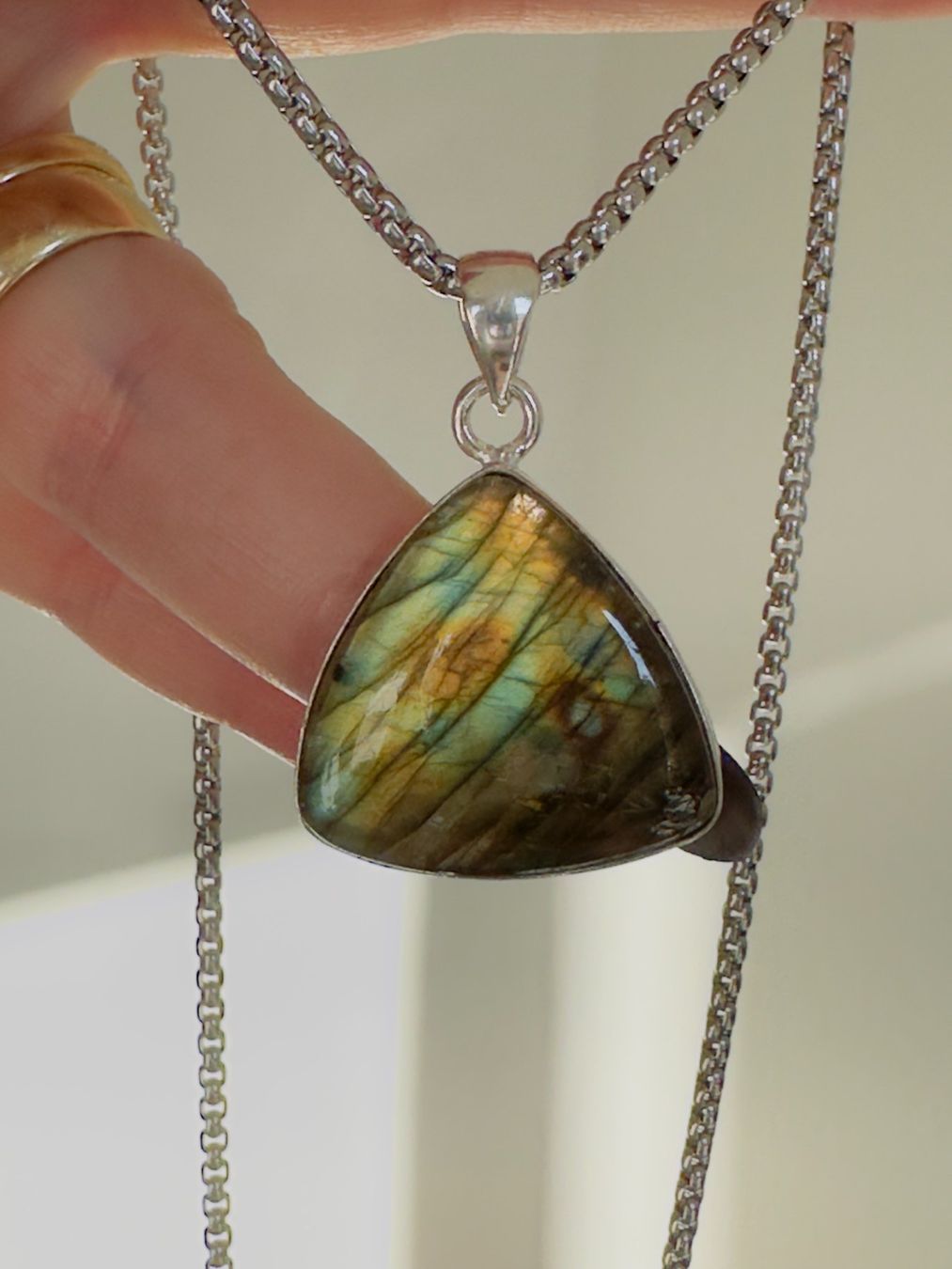 Catenine: Labradorite necklace – Nuovo e nell'imballaggio originale da Genève venduto da AGBERG 3