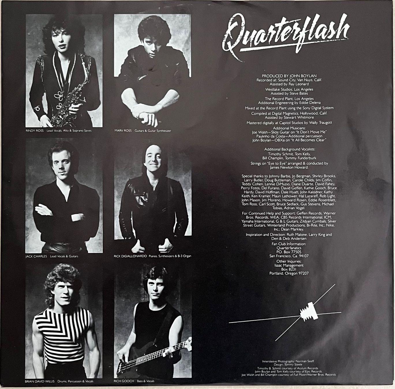 Dischi in vinile: QUARTERFLASH - TAKE ANOTHER PICTURE - 33 Tours – Usato da Bussigny venduto da vinyl-pas-cher 4