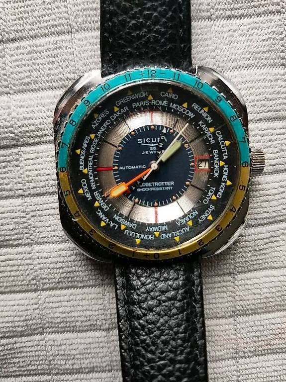 Sicura Orologi: Sicura Globe-Trotter – Usato da Engi venduto da Im010