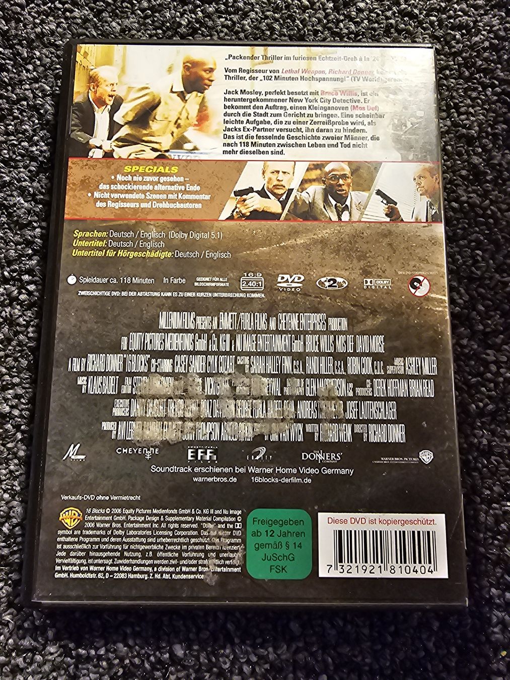 Tutti i DVDs: 16 Blocks DVD (19228) – Usato da Ruswil venduto da jan_bxl5 1