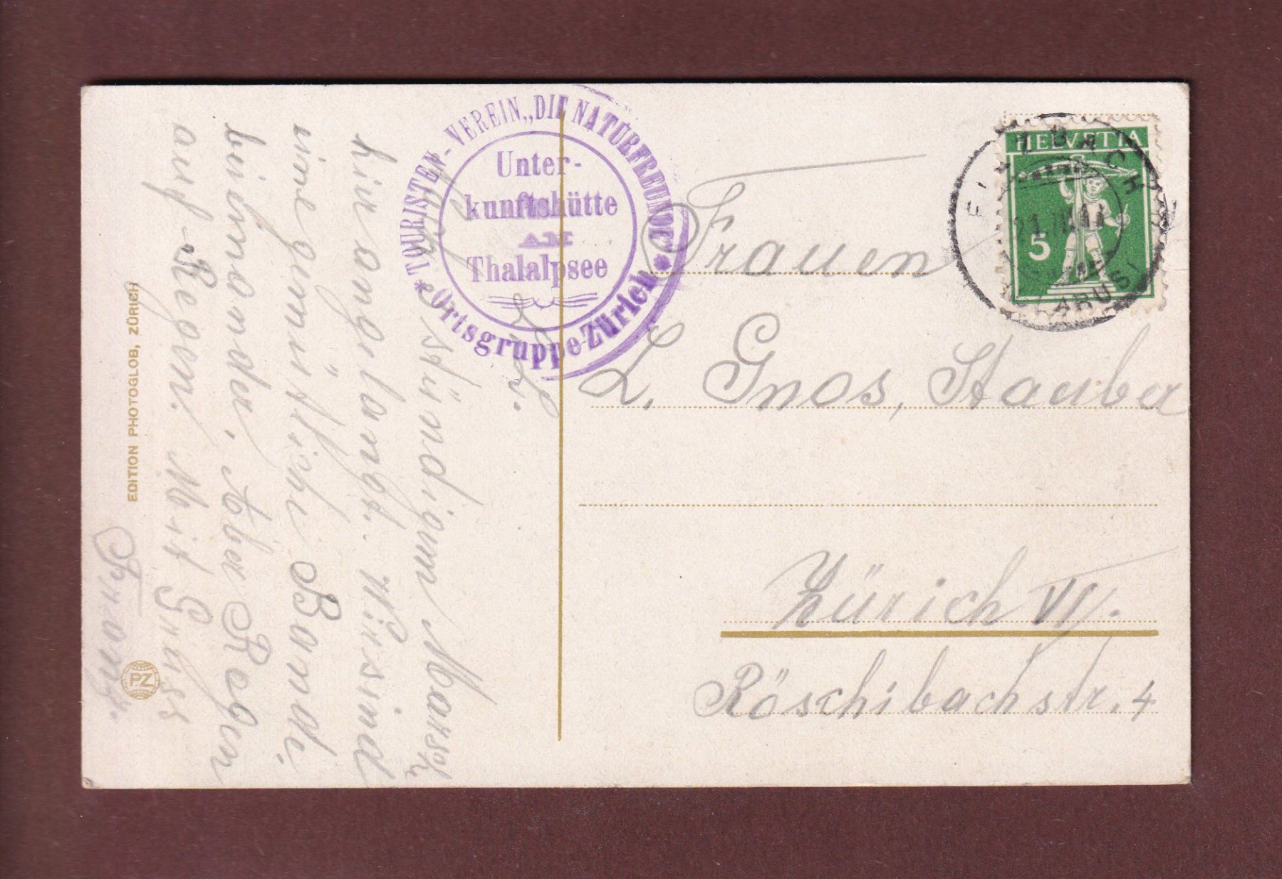 Cartoline postali: TALALPSEE – Usato da Pully venduto da nicecards-shop 1