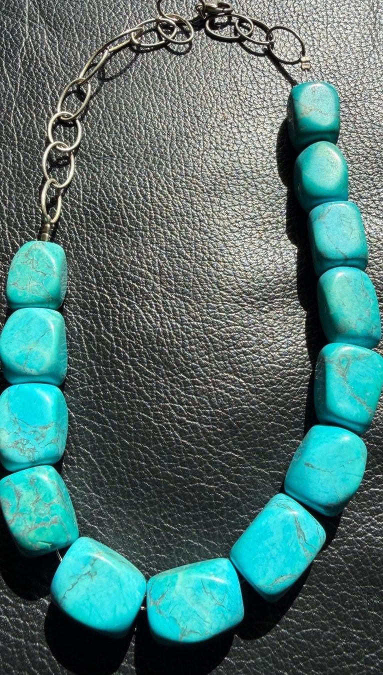 Catenine: Kette mit Türkissteine 44cm – Usato da Zürich venduto da Jane_ktug 1