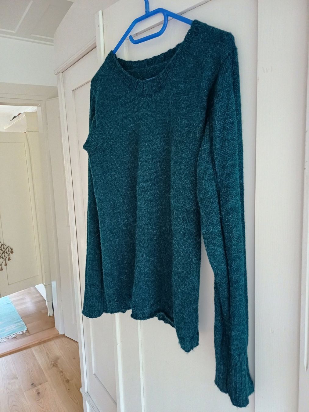 Maglioni & Felpe: Pullover Wollpullover 100% Alpaka lamamita Grösse S/M türkis – Nuovo (secondo la descrizione) da Elgg venduto da Flurinal