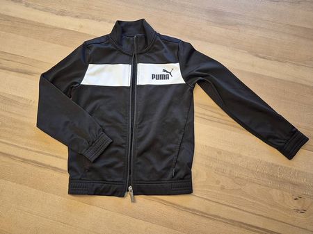Trainerjacke Puma schwarz Gr. 128 - neuwertig