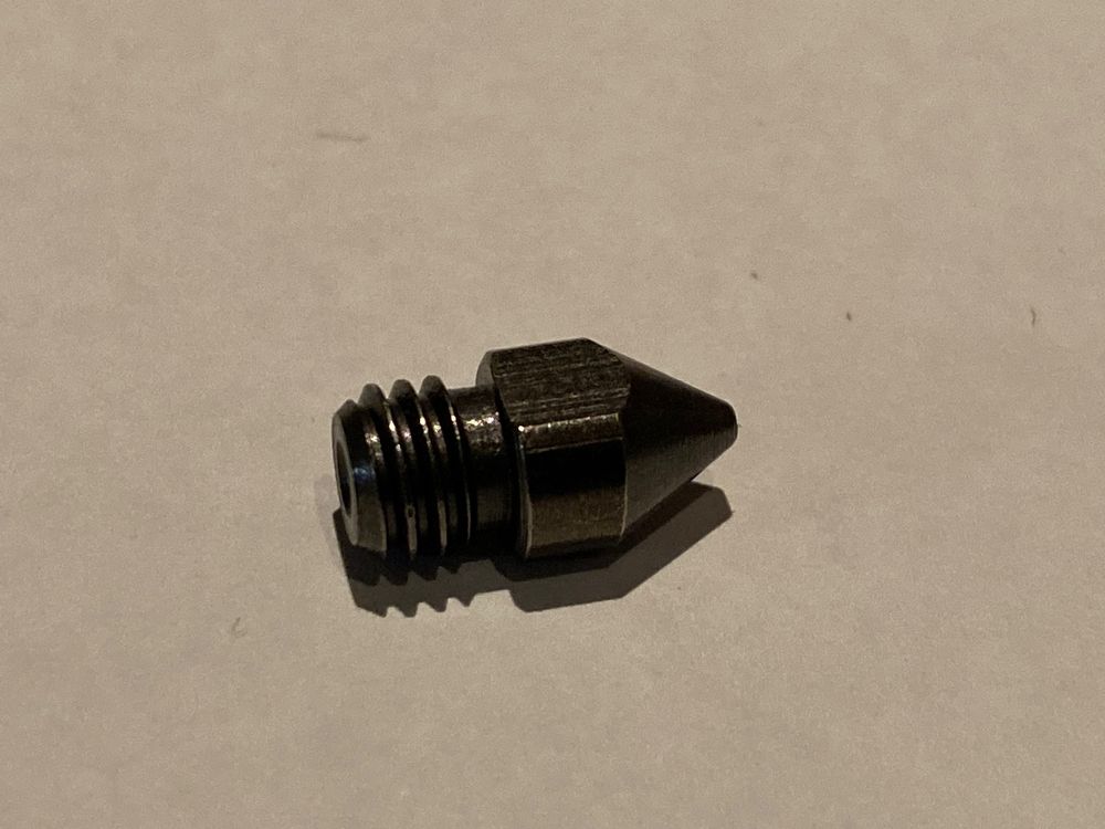 MK8 3D-Druckerdüse Aus Gehärtetem Stahl, 0,4 Mm – Für 1,75 Mm Filament, Hitzebeständig Bis 450°C