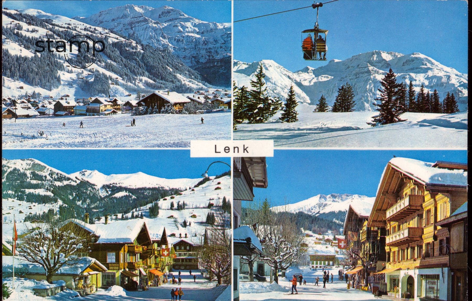 Cartoline postali: 1967 AK Lenk – Usato da Eggersriet venduto da stamp303