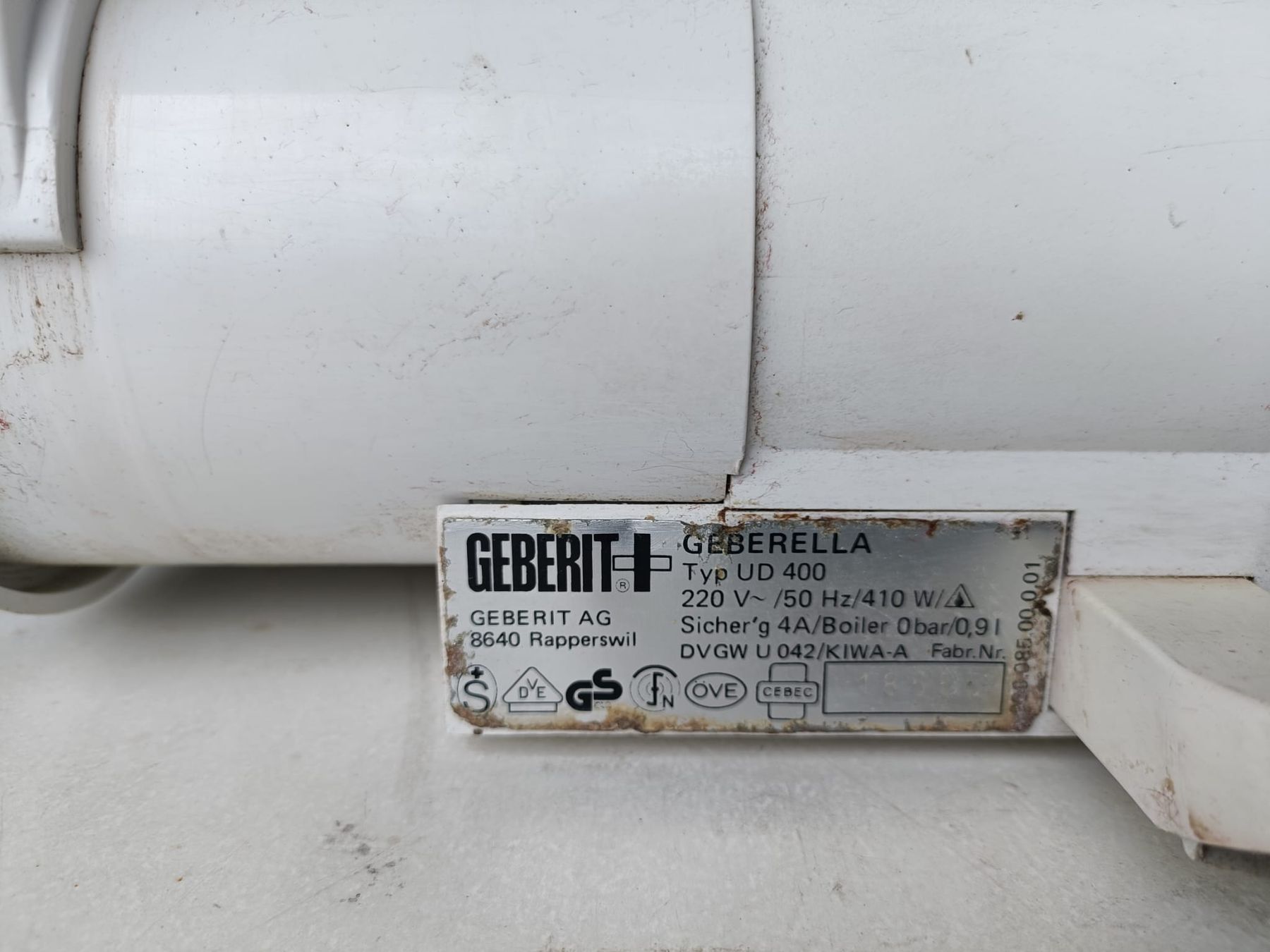 Geberit WC: Geberit Dusch WC Aufsatz UD 400 – Difettoso da St, Antoni venduto da SEMAD 1