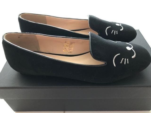 Karl Lagerfeld Scarpe da donna: Karl Lagerfeld Flat with cat embroidery – Usato da Lausanne venduto da ani_s6m2 2