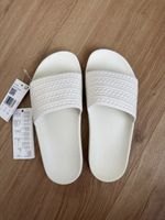 Neue Adiletten gr 39 weiss, mit Ettiket!