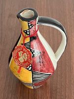 Antike KERAMIK-KARAFFE / Liqueurs Senglet MUTTENZ / Top!