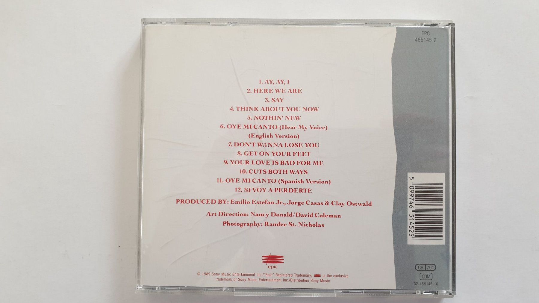 CD: Gloria Estefan. Cut Both Ways. – Usato da Goldach venduto da armando_r 2