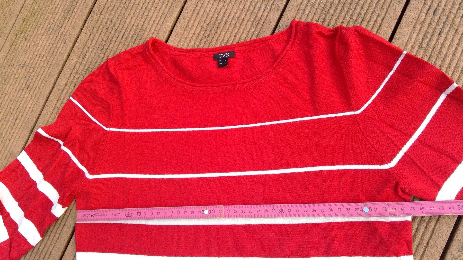 Maglioni & Felpe: Pullover rayé rouge & blanc OVS, taille M, NEUF – Nuovo e nell'imballaggio originale da Agiez venduto da chouchanelle 6