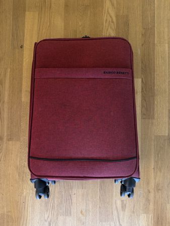 Koffer Enrico Benetti bordo rot neuwertig