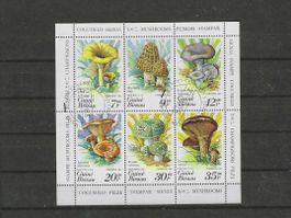GUINEA-BISSAU 1985 GEST. PILZE