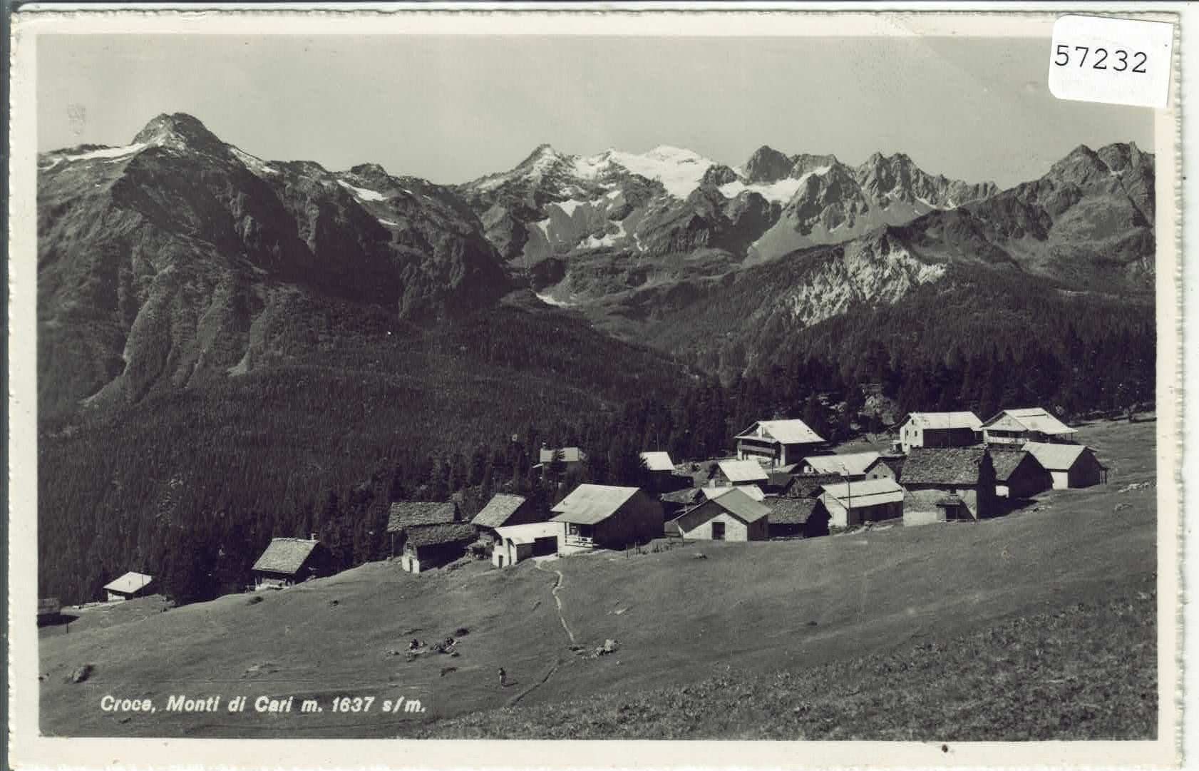 Cartes postales: Croce - Monti di Cari – D'occasion à Ettingen par Kartenplanet