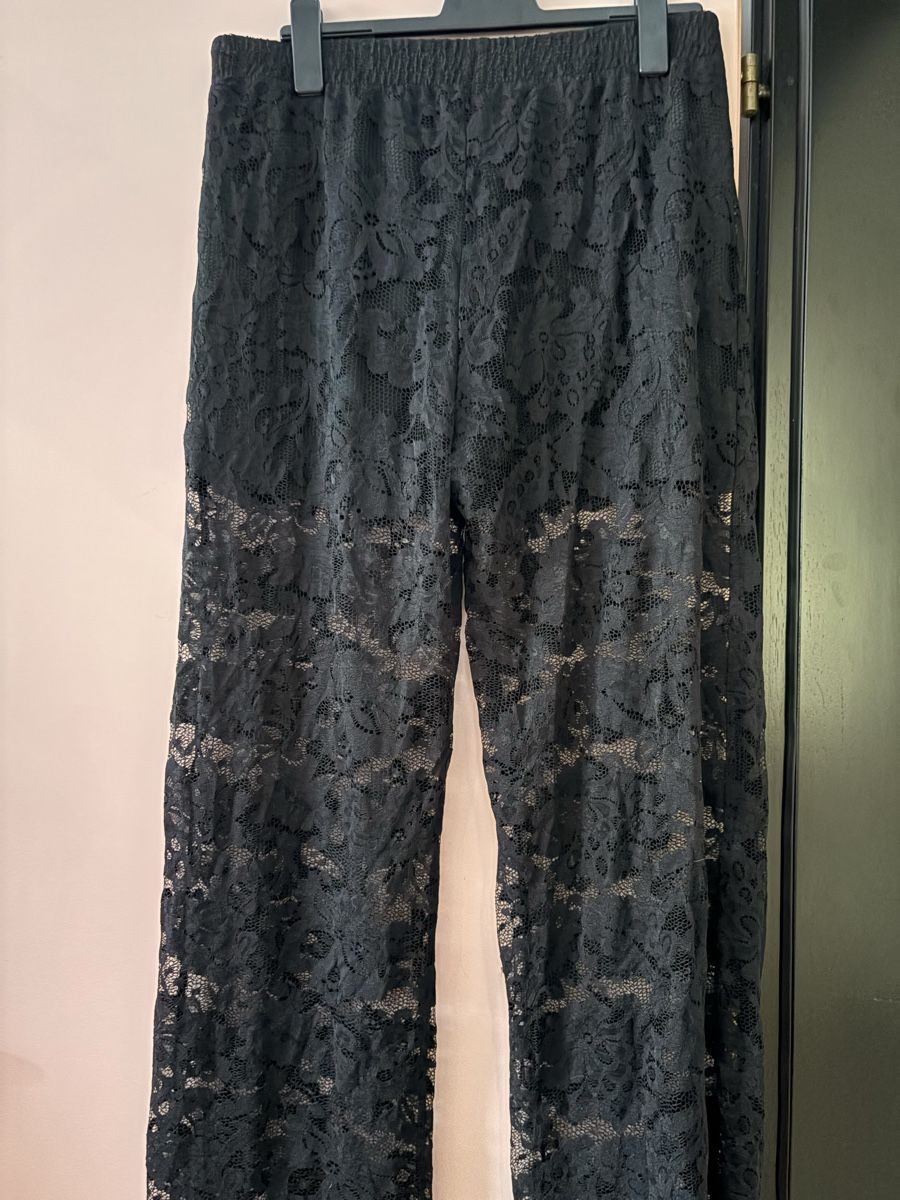 Pantaloni: Pantaloni donna pizzo nero  – Usato da S. Antonino venduto da FedeKikka88 3