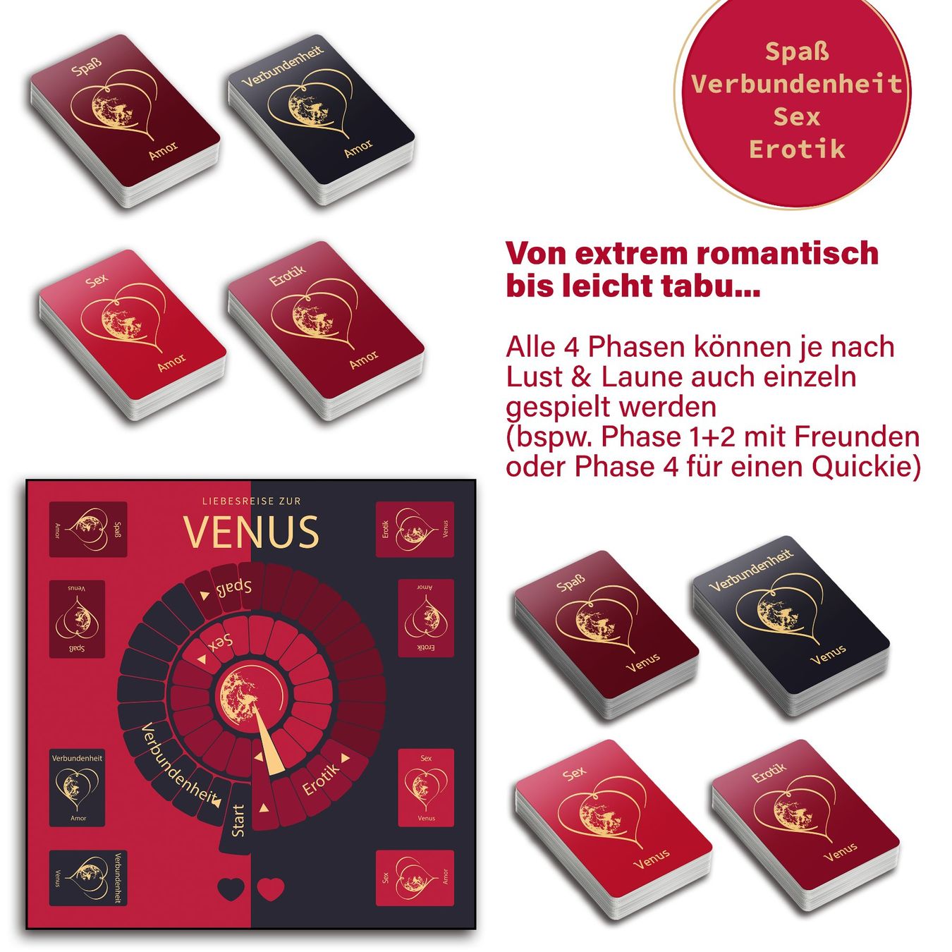 Liebesreise zur Venus: das erotische Liebesspiel für Paare (Neu