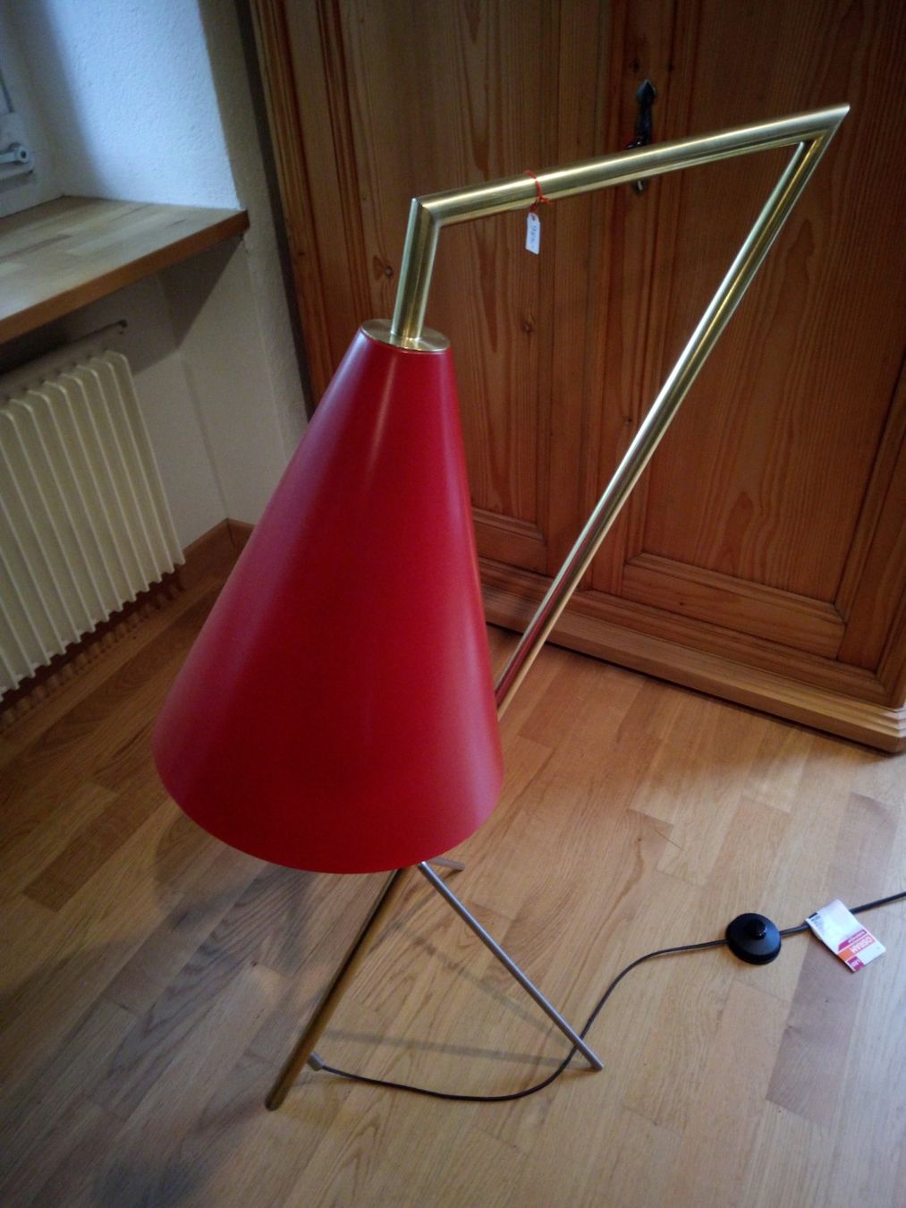 Lampade: Mid- Century Designer Ambiente Lampe Rot – Usato da Zürich venduto da edi_c2m6 1
