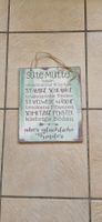 Spruch Holzschild