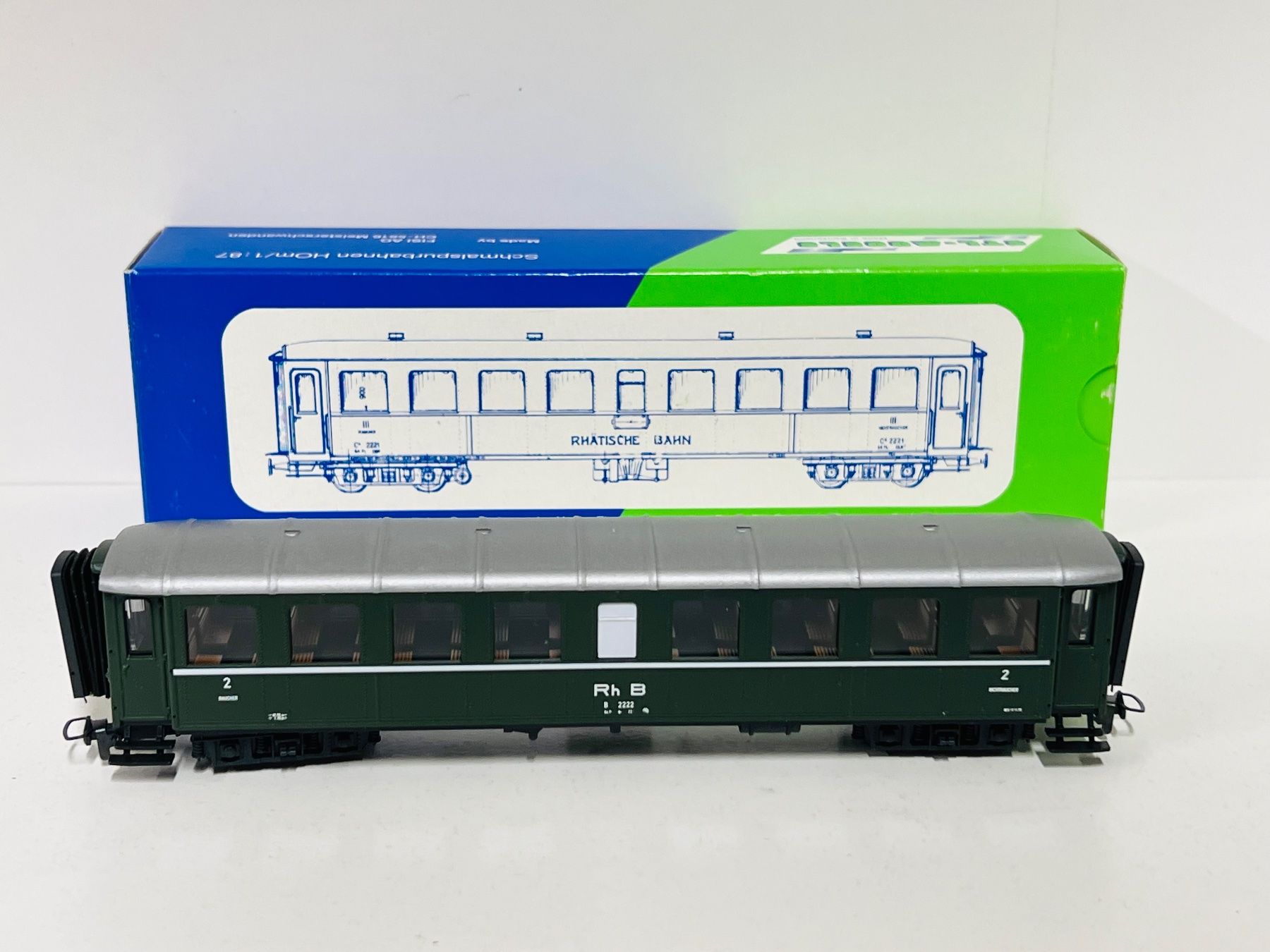 Modellini di ferrovie: STL-Models RhB B 2222 Personenwagen – Nuovo (secondo la descrizione) da Neuenhof venduto da ludovicco 2