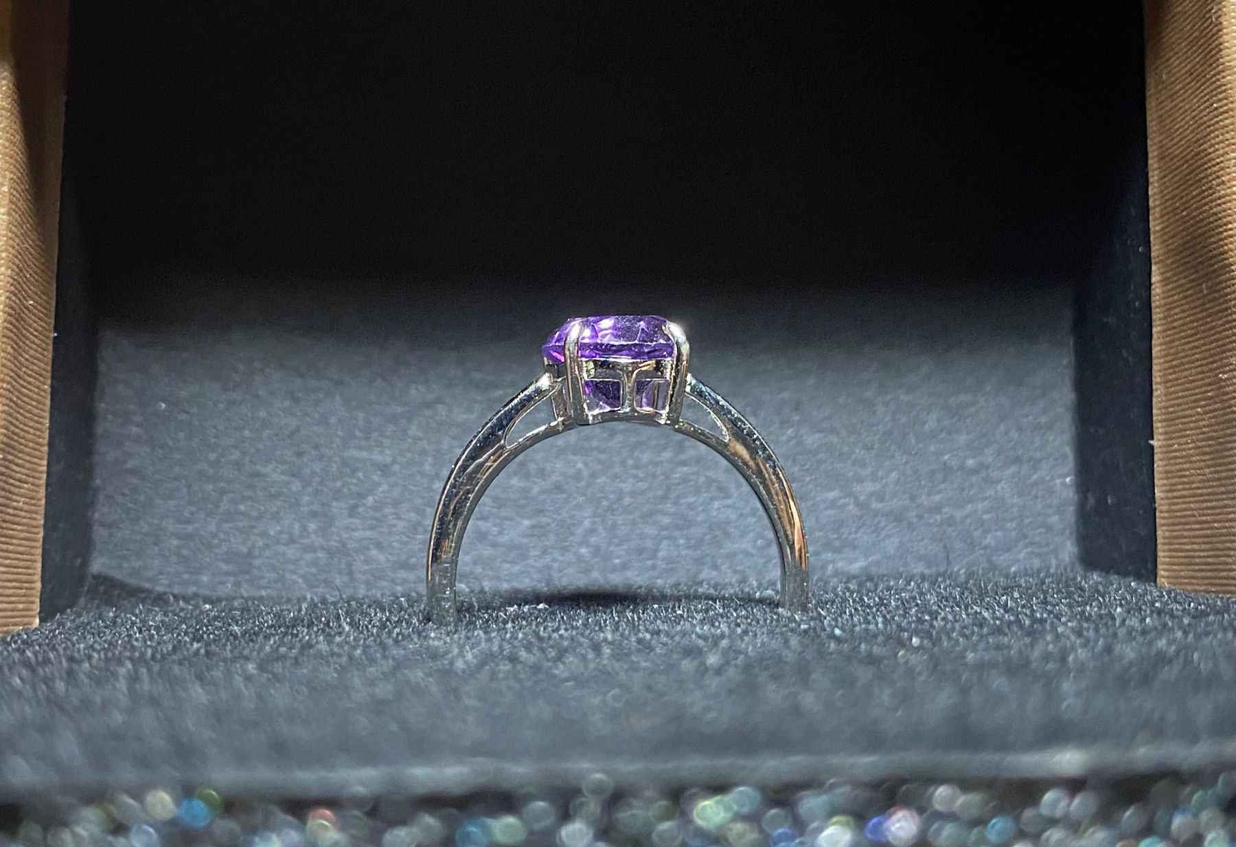 Bagues: Amethyst Ring Silber 925 vergoldet – Neuf avec emballage d'origine à Laax GR par Kiki-Kingdom2 7