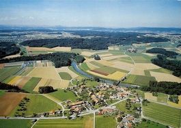 GÜTIGHAUSEN ZH (Thalheim an der Thur) Flugaufnahme