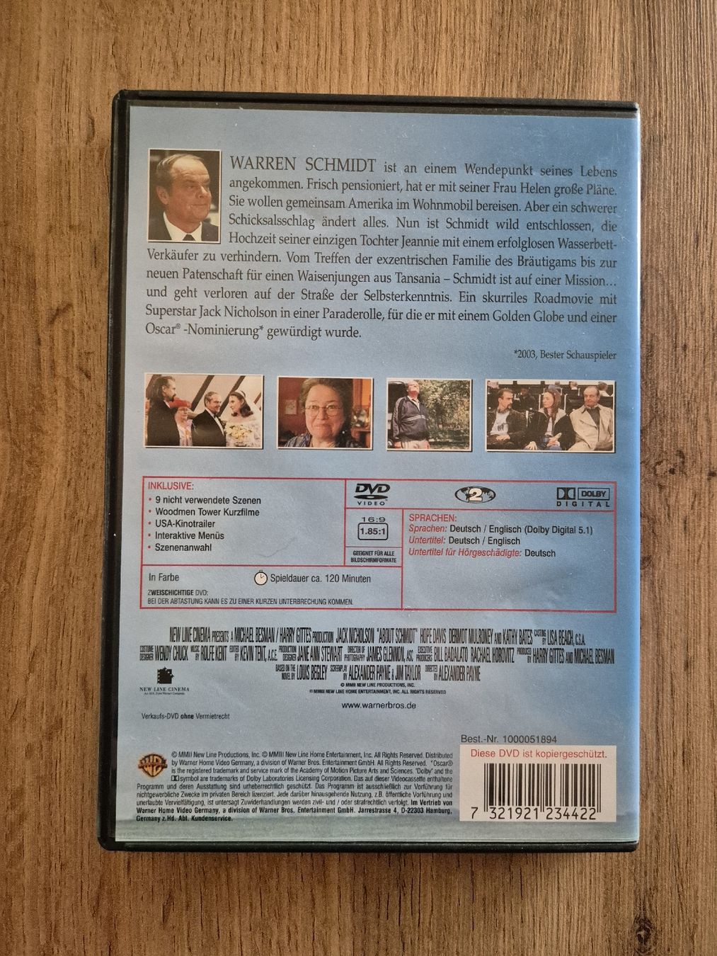 Tutti i DVDs: About Schmidt DVD – Nuovo (secondo la descrizione) da Berneck venduto da jst_nk6y 1