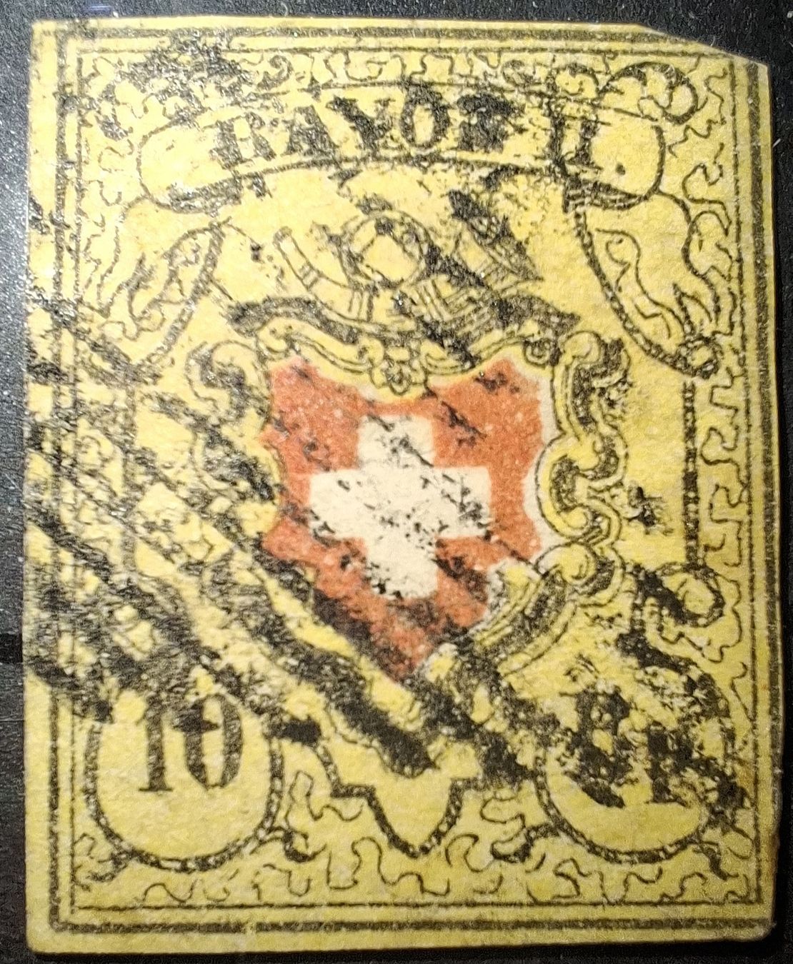 Tutti i francobolli: Rayon 16II Typ 10 E - RU – Usato da Balgach venduto da SIMEON27