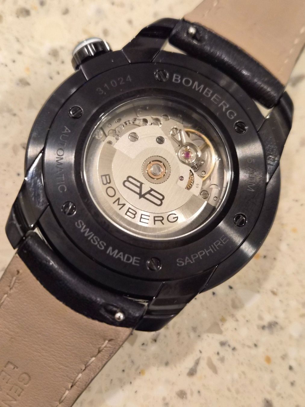 Bomberg Uhren: Bomberg BB-1 Automatic Black Skull – Neu (gemäss Beschreibung) aus Chabrey von Horology 4