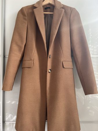Elegant Brown Wool Coat - Perfect for Autumn Days!