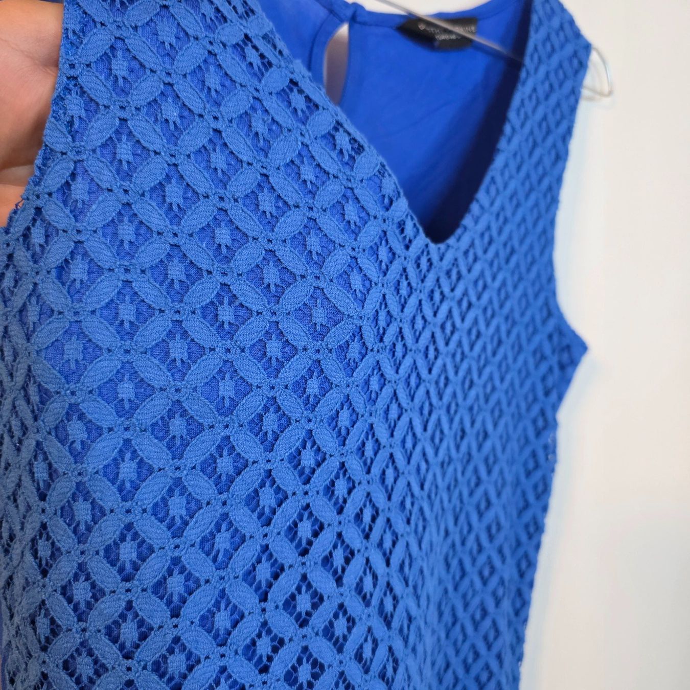 Dorothy Perkins Camicette: Dorothy Perkins Spitzenbluse Blau Gr. M – Usato da Wald ZH venduto da CapLux 2