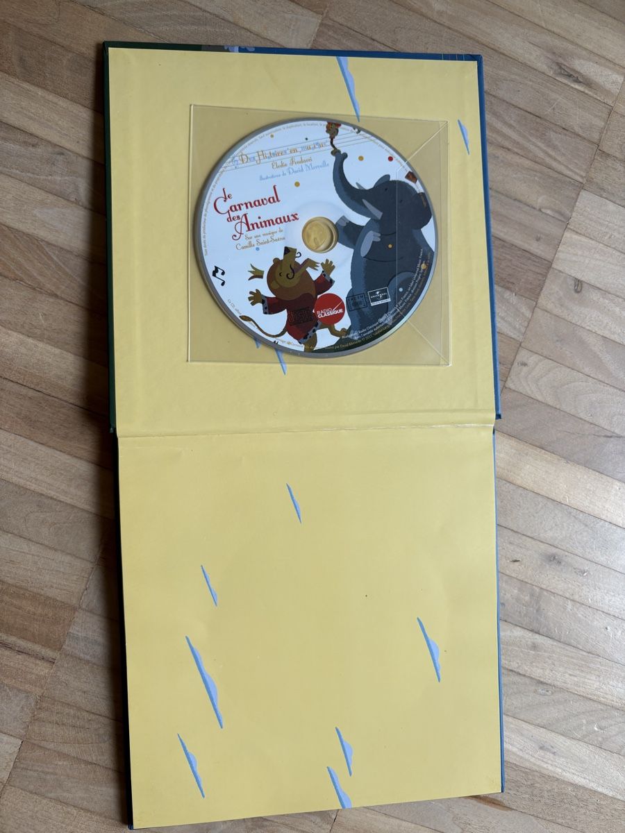 Audiolibri: Livre avec CD - le carnaval des animaux  – Usato da Zürich venduto da chemostat 2