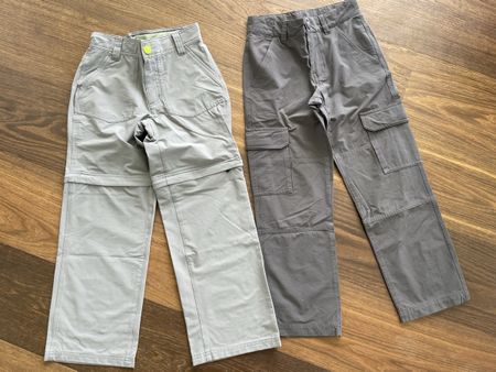2 Trekkinghosen (Gr. S/P, 7/8, ca. 128/134)