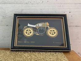 Bild Motorrad Uhrwerk Manx Norton 1950 P. Ammon
