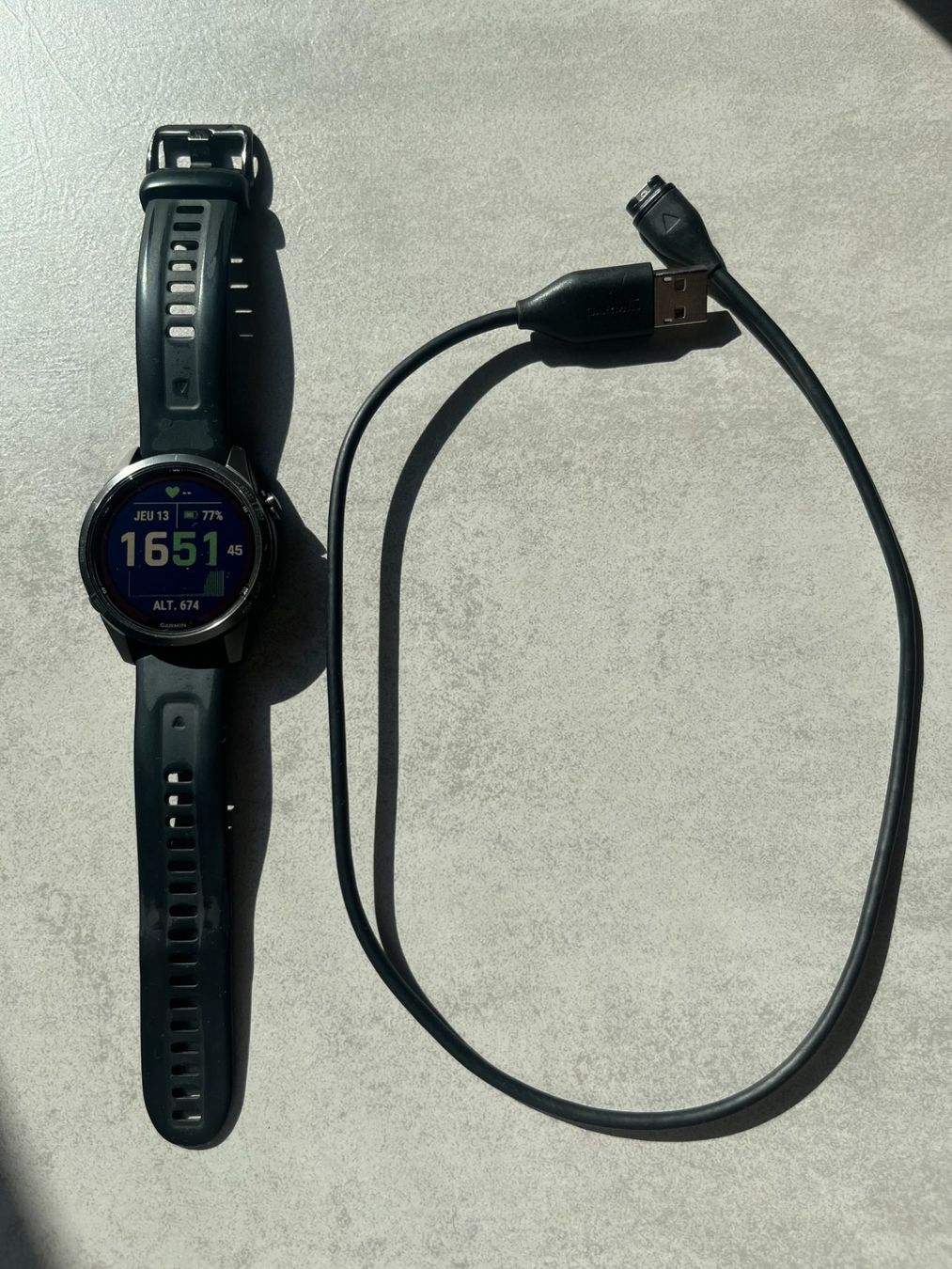 Garmin Smartwatch: Garmin Fenix 7S Pro Sapphire Solar – Usato da Assens venduto da arn_vc5w 4