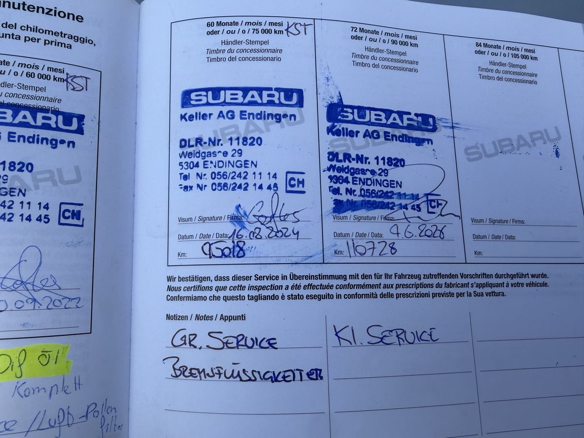 Subaru Autos: Subaru Levorg – D'occasion à St. Margrethen SG par Tilumilu777 8