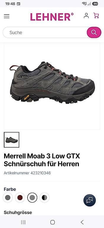 Damenschuhe: MERRELL WANDERSCHU – Neu und originalverpackt aus Hagneck von koc_7ggb