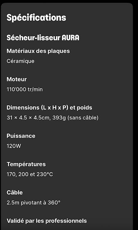 Accessoires pour cheveux: Sécheur lisseur 2 en 1 pour cheveux – D'occasion à Les Brenets par acetter 3