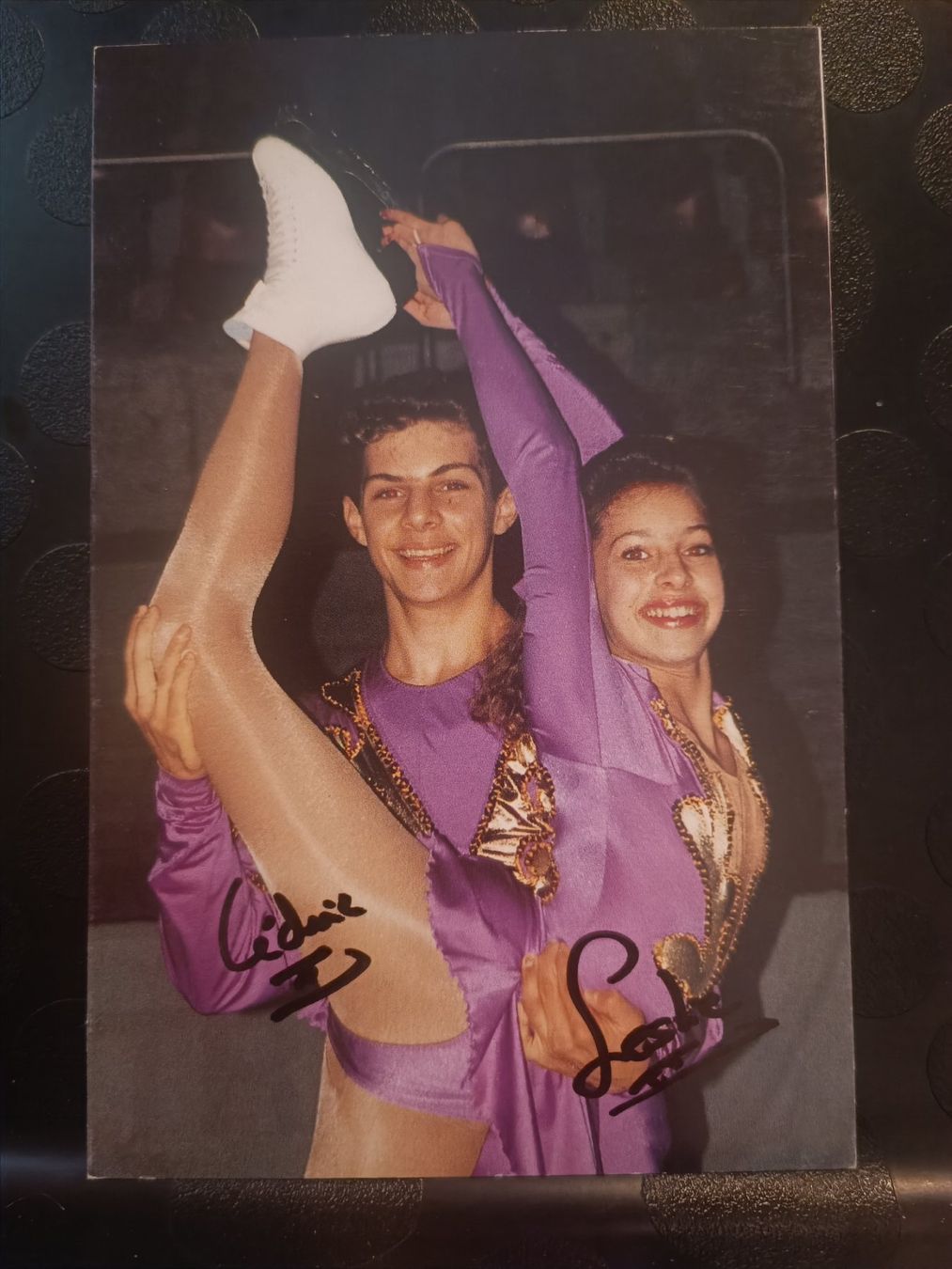 Autographes: Leslie & Cedric Monod - CH Meister 1992 - handsigniert – D'occasion à Menziken par Artographs