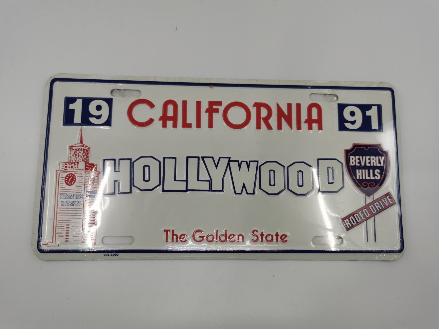 Insegne: Plaque California Hollywood The Golden State – Usato da Lutry venduto da Brocantosaurus