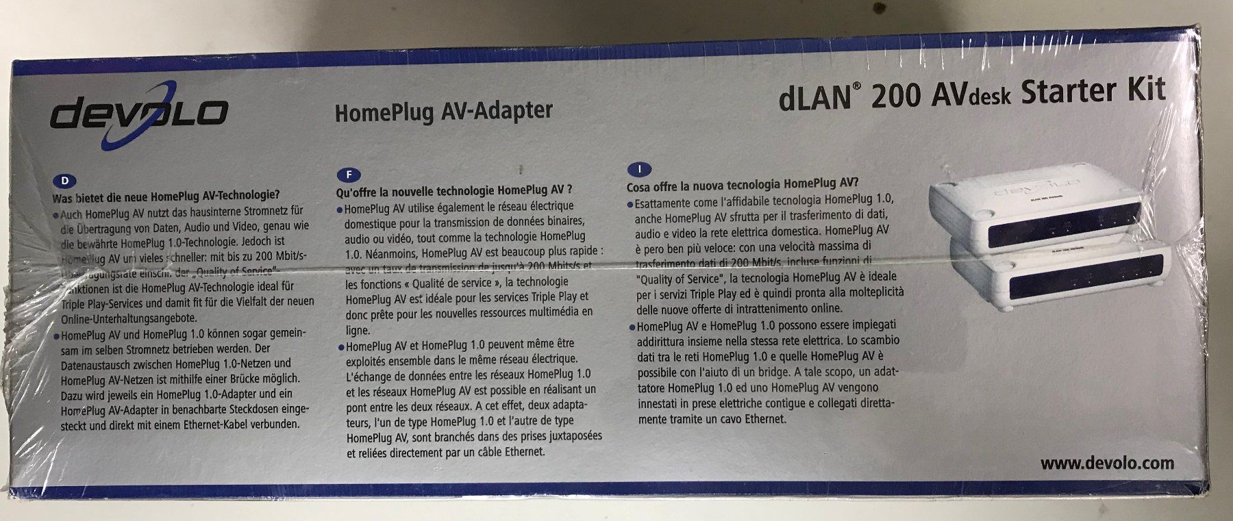 Devolo Unità & Adattatore: LAN-Netzwerkverbindung Powerline Neu – Nuovo e nell'imballaggio originale da Hergiswil NW venduto da hpb_9bvx 1